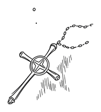 Quincy's Cross tattoo design