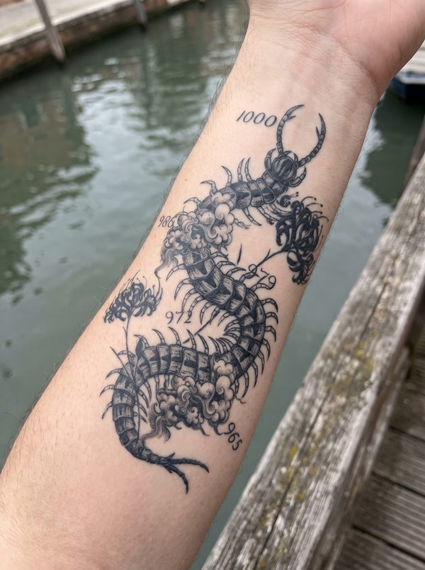 Numbered Centipede Inspired By Ghoul