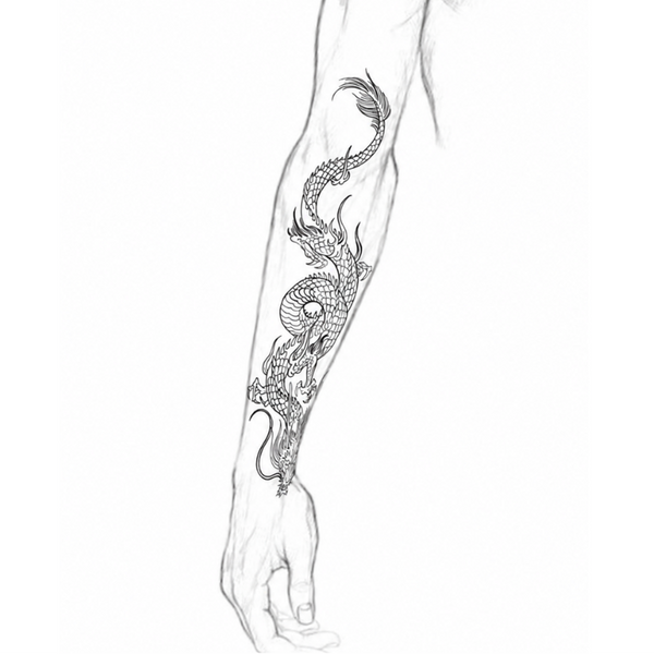 Large Dragon Sleeve