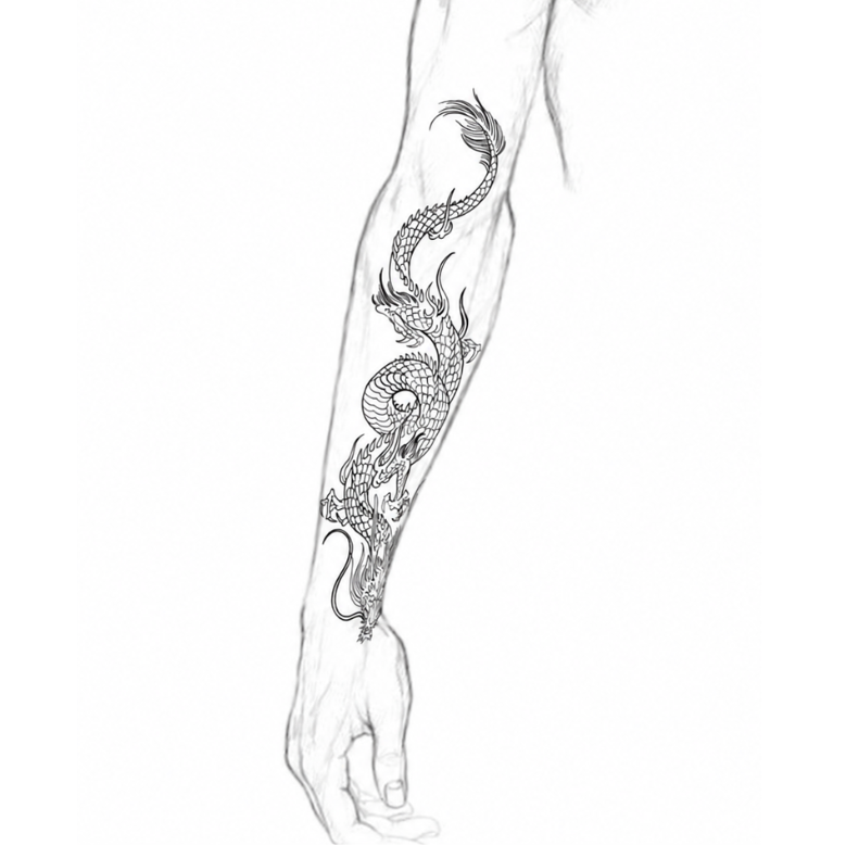 Large Dragon Sleeve