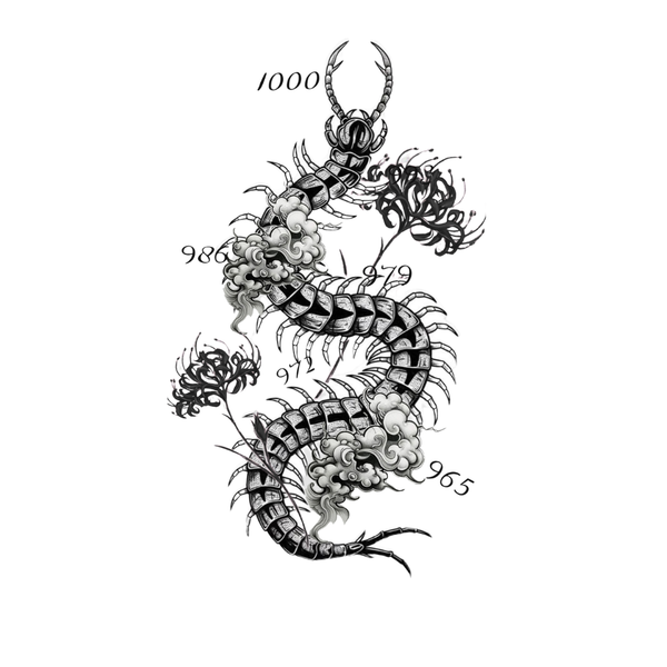 Numbered Centipede Inspired By Tokyo Ghoul