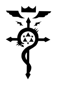 Flamel's Cross tattoo design
