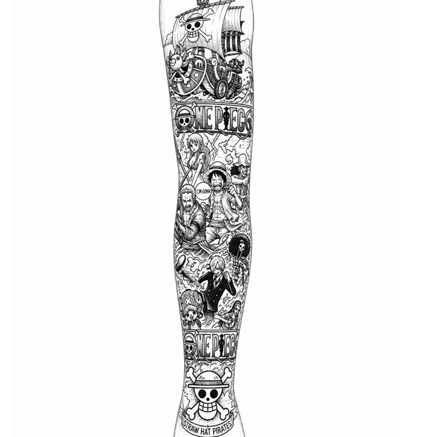 Pirate Sleeve Inspired By Pirate King