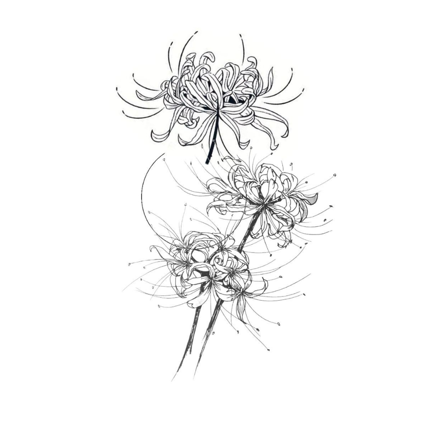 Triple Spider Lilly Inspired By Ghoul